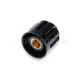 Black knob cap 2mm pitch
