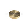 Reg Barber 58mm tamping base only: brass ripple