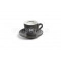 Rocket 80ml Demitasse Espresso Coffee Cups (6 Cups/Saucers): Grey