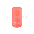 Frank Green Ceramic Reusable Coffee Cup - 10oz / 295ml: Living Coral (Orange)