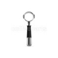 Pesado Modular Bottomless Portafilter with Black/Silver handle - to fit 54mm Breville
