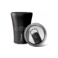 Sttoke 8oz Ceramic Reusable Coffee Cup: Midnight Black