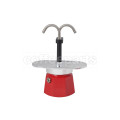 Bialetti Mini Express 2 Cup Stove Top Espresso Maker: Red