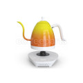 Brewista Artisan Electric Gooseneck Kettle in Candy Orange. Stylish electric gooseneck kettle for precise brewing.