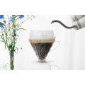 Hario V60 Drip-Assist Clear Plastic Set: PDA-1524-T
