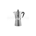 Bialetti 18 Cup Moka Express Coffee Maker, sleek metal design.