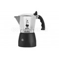 Bialetti 4 Cup Moka Brikka Coffee Maker: Black