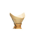 Chemex Bonded Filters Pre-folded Natural Squares 6-10 Cup (100 Pack)