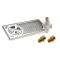 Coffeeparts Large milk jug rinser with PLV valve and Hose Fittings
