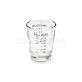 Measured multi-use glass cup