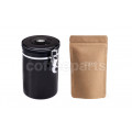 Friis Black Coffee Storage Vault with 250g Coffee