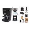 Gaggia Classic: Black & Breville Smart Grinder Machine Package 