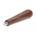 Coffee Machine Handle in Dark Walnut with M12 Thread