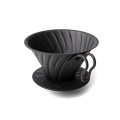 Hario 2-Cup V60 Metal Dripper : Matte Black