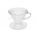 Hario 3-Cup V60 Clear Plastic Coffee Dripper