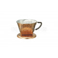 Kalita 102 Copper Coffee Dripper (uses Kalita 102 Coffee Filters)