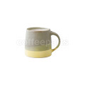 Kinto 320ml Porcelain Mug : Moss Green and Yellow
