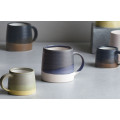 Kinto 110ml Porcelain Mug : White and Pink Beige