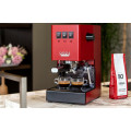 Gaggia NEW Classic PRO Home Espresso Coffee Machine: Cherry Red