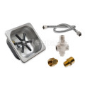 Tiamo Small In-Bench Milk Jug Rinser : Complete Kit