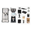 Solis & Breville Home Barista Machine Package: Silver