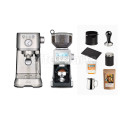 Solis Barista Perfetta: Silver & Breville Smart Grinder Machine Package 
