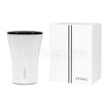 Sttoke Ceramic Reusable Cup 8oz Cup : White