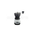 Tiamo Glass Black Hand Coffee Grinder
