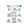Yama 6-8 Cup (32oz) Cold Drip with wooden brown frame